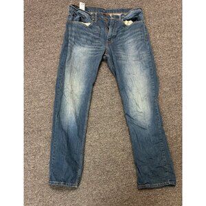 Levi's 559 Relaxed Straight Fit Jeans Men's 34x32 Medium Wash Denim Red Tab